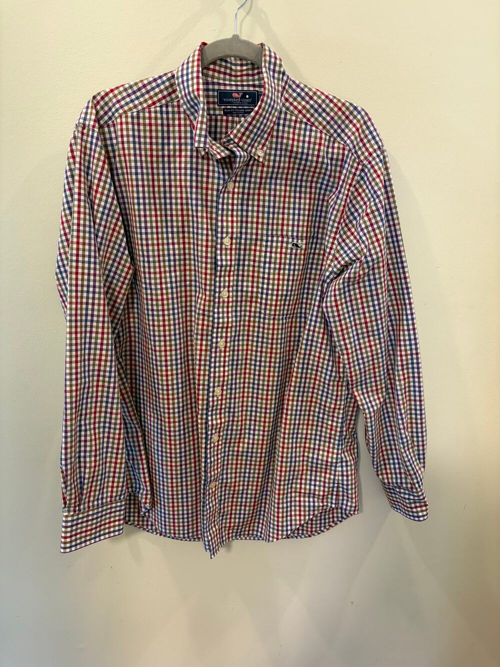 Vineyard Vines Tucker Shirt | Large | Multi-Color Gingham 🐳